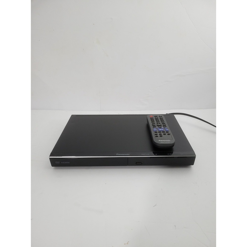 Panasonic DVD-S700 HDMI 1080P HD DVD Player Black With Remote - Tested Working